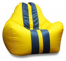 Кресло-мешок Спорт желтое - Фото предпросмотра