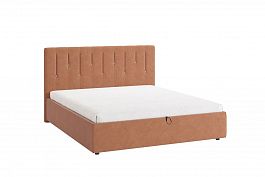 Кровать с подъемным механизмом Кристи 2 160х200 см ZP.KM1.6-08.2.2079 персик (велюр) - Фото предпросмотра