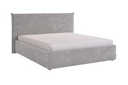 Кровать с основанием Лада 160х200 см ZO.KM1.6-20.2762 оникс (велюр) - Фото предпросмотра