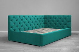 Кровать «Оливия» зеленая - Фото предпросмотра