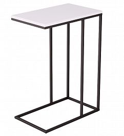 Стол придиванный Агами белый/черный "Журнальные столы"  ТК-002221000706 белый - Фото предпросмотра