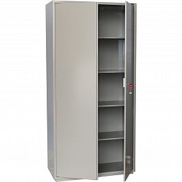 Шкаф металлический для документов BRABIX "KBS-10", 1803х880х390 мм, 77 кг, 2 отделения, сварной, 291159 - Фото предпросмотра