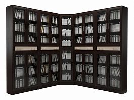 Шкаф книжный Мебелайн-24 - Фото предпросмотра