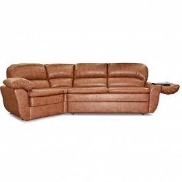 Угловой диван "Сиэтл" БЛ-1У кожа - Фото предпросмотра
