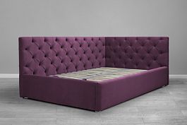 Кровать «Оливия» темно-розовая - Фото предпросмотра
