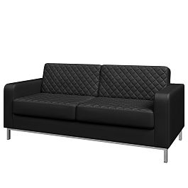 Трехместный диван Aveo 192x84x82,5 чёрный - Фото предпросмотра