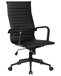 Офисное кресло для руководителей DOBRIN CLARK SIMPLE BLACK (чёрный) - Фото предпросмотра