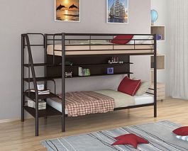 Двухъярусная кровать "Толедо П" коричневый - Фото предпросмотра