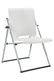 Кресло-трансформер Form RCH 1821 Белый пластик хром - Фото предпросмотра
