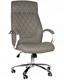 Офисное кресло для руководителей DOBRIN BENJAMIN (серый) - Фото предпросмотра