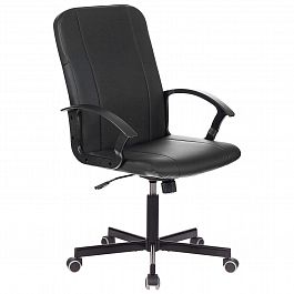 Кресло офисное BRABIX "Simple EX-521", компактная упаковка, экокожа, черное, 532103 - Фото предпросмотра