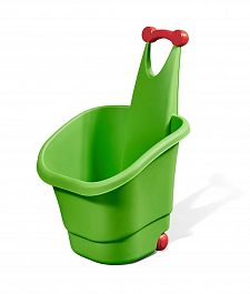 Игровая корзина-тележка с колесиками Sheffilton KIDS 569 зеленый - Фото предпросмотра