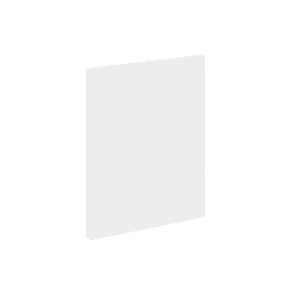 Onix Стойка (накладка) переходная левая O.R-SP (L) Белый бриллиант 25*350*434 - Фото предпросмотра