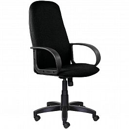 Кресло офисное BRABIX "Praktik EX-279", ткань/кожзам, черное, 532017 - Фото предпросмотра