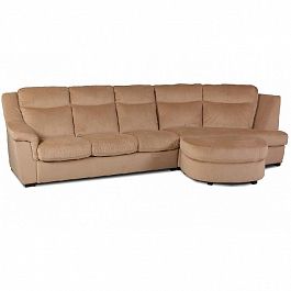 Угловой диван "Эльба 3" кожа - Фото предпросмотра