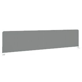 Onix Экран тканевый боковой O.TEKR-163 Серый/Белый металл 1635*390*22 - Фото предпросмотра
