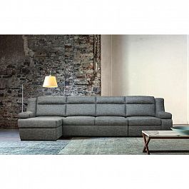 Угловой диван "Милан 2" с оттоманкой - Фото предпросмотра
