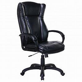 Кресло офисное BRABIX PREMIUM "Boss EX-591", экокожа, черное, 532099 - Фото предпросмотра