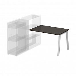 Стол приставной на металлокаркасе "Приставные столы" ПК-ТНП-СТП114Х80/МКА-В2-939 дуб ферраре - Фото предпросмотра