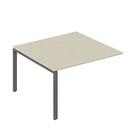 Удлинитель стола для переговоров Trend Metal 120x123,6x75 светлый дуб - Фото предпросмотра