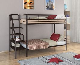 Двухъярусная кровать "Толедо" коричневый - Фото предпросмотра