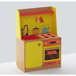 Игровая кухня "Машенька" цветной фасад - Фото предпросмотра
