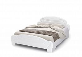 Спальня МЕДИНА КР 041 кровать с подъемником (1,56х086х2,07) (анкор/дуб белый) - Фото предпросмотра