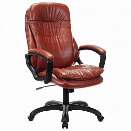 Кресло офисное BRABIX PREMIUM "Omega EX-589", экокожа, коричневое, 532096 - Фото предпросмотра