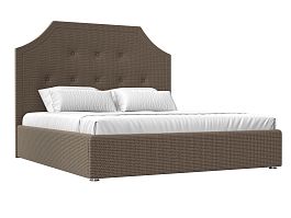 Интерьерная кровать Кантри 160 (полностью рогожка корфу 03) - Фото предпросмотра