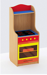 Уголок-кухня «Аленушка» модуль №3, цветной фасад - Фото предпросмотра