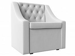 Кресло Мерлин (полностью экокожа белая) - Фото предпросмотра