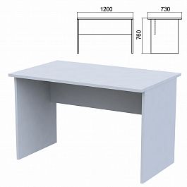 Стол письменный "Арго", 1200х730х760 мм, серый - Фото предпросмотра