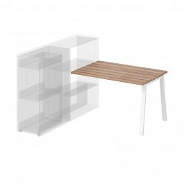 Стол приставной на металлокаркасе "Приставные столы" ПК-ТНП-СТП114Х80/МКА-В2-776 слива - Фото предпросмотра