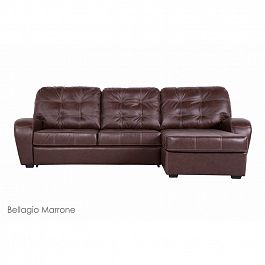 Угловой диван "Монреаль" в коже - Фото предпросмотра