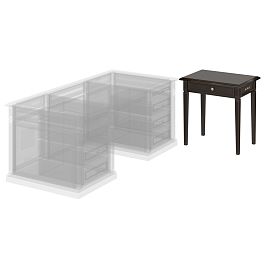 Мебель для руководителя "Версаль люкс"  ПК-ВРЛ-СТП75Х55/И3-В1-974 темный орех - Фото предпросмотра