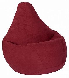 Кресло-мешок Бордовый Велюр L - Фото предпросмотра