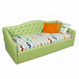 Кровать детская "Моника" зеленый - Фото предпросмотра