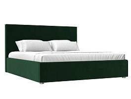Интерьерная кровать Кариба 180 (полностью велюр зеленый) - Фото предпросмотра