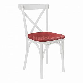 Подушка для стула Кроссбэк, красная - Фото предпросмотра