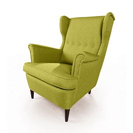Кресло Redford, рогожка зеленый - Фото предпросмотра