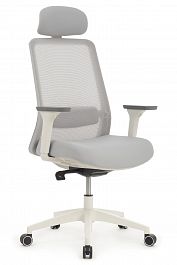 Кресло "RV DESIGN" WORK W-218C светло-серый - Фото предпросмотра