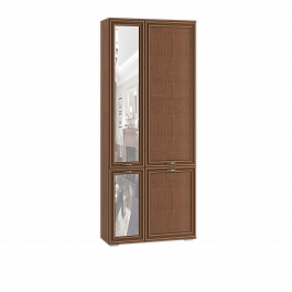 "Ливорно" Шкаф комбинированный с зеркалом ЛШ-9 орех донской - Фото предпросмотра