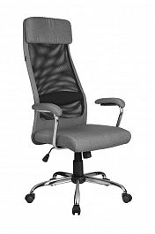 Кресло "Riva Chair" 8206 HX серый - Фото предпросмотра