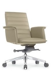 Кресло Rubens-M В1819-2 Светло-серый натуральная кожа 68*68*98-104 - Фото предпросмотра
