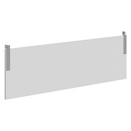 Фронтальная панель подвесная XGDST 127.1 Белый/Нержавеющая сталь 1100х350х18 XTEN GLOSS - Фото предпросмотра