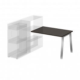 Стол приставной на металлокаркасе "Приставные столы" ПК-ТНП-СТП114Х80/МКА-В2-227 дуб ферраре - Фото предпросмотра