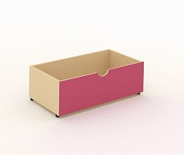 Ящик выкатной ДЯ-2М розовый - Фото предпросмотра