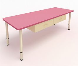 Детский стол-парта розовый - Фото предпросмотра