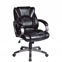 Кресло офисное BRABIX "Eldorado EX-504", экокожа, черное, 530874 - Фото предпросмотра