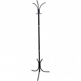 Вешалка-стойка Нова-5, 1,89 м, основание 46х52 см, 3 крючка, металл, черная - Фото предпросмотра